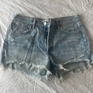 AGOLDE Jean Shorts, size 28, 2in inseam, brand new never worn